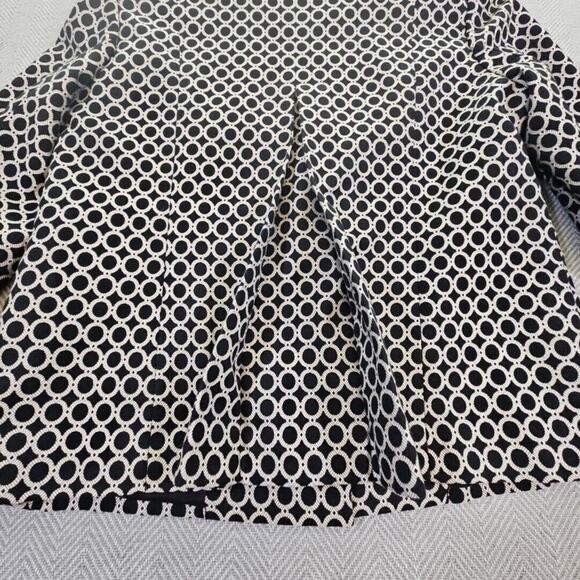 Rafaella Geometric Blazer Coat Jacket Women's Size 10 Black & White Old Money - Picture 15 of 16